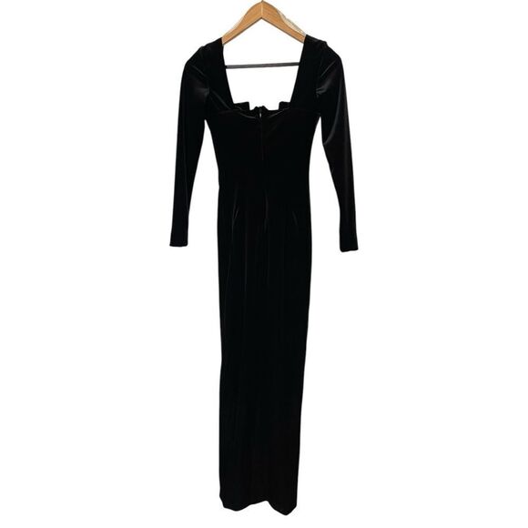 NWOT House of CB Charlotte Deep Plunge Velvet Sexy Slit
Dress in Size XS - Picture 12 of 13